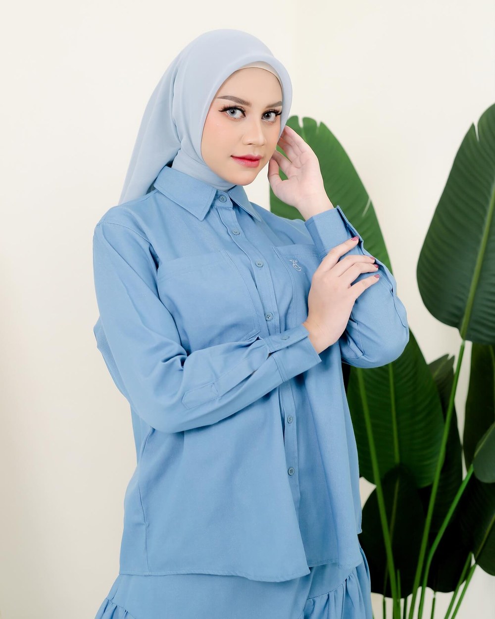 Aisyah Denim Look Set