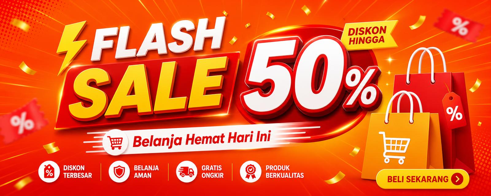 Flash Sale 50%