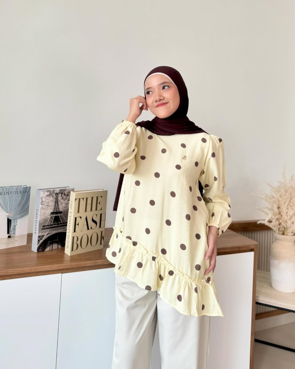 Dotty Polka Blouse