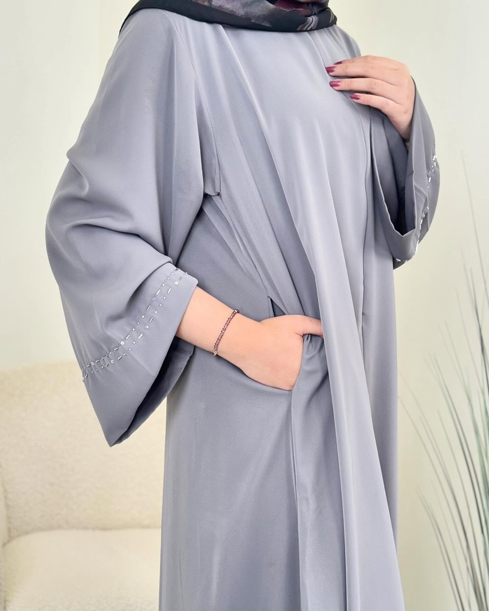 Malika Basic Abaya foto 4